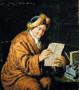 An Old Man Reading Willem van